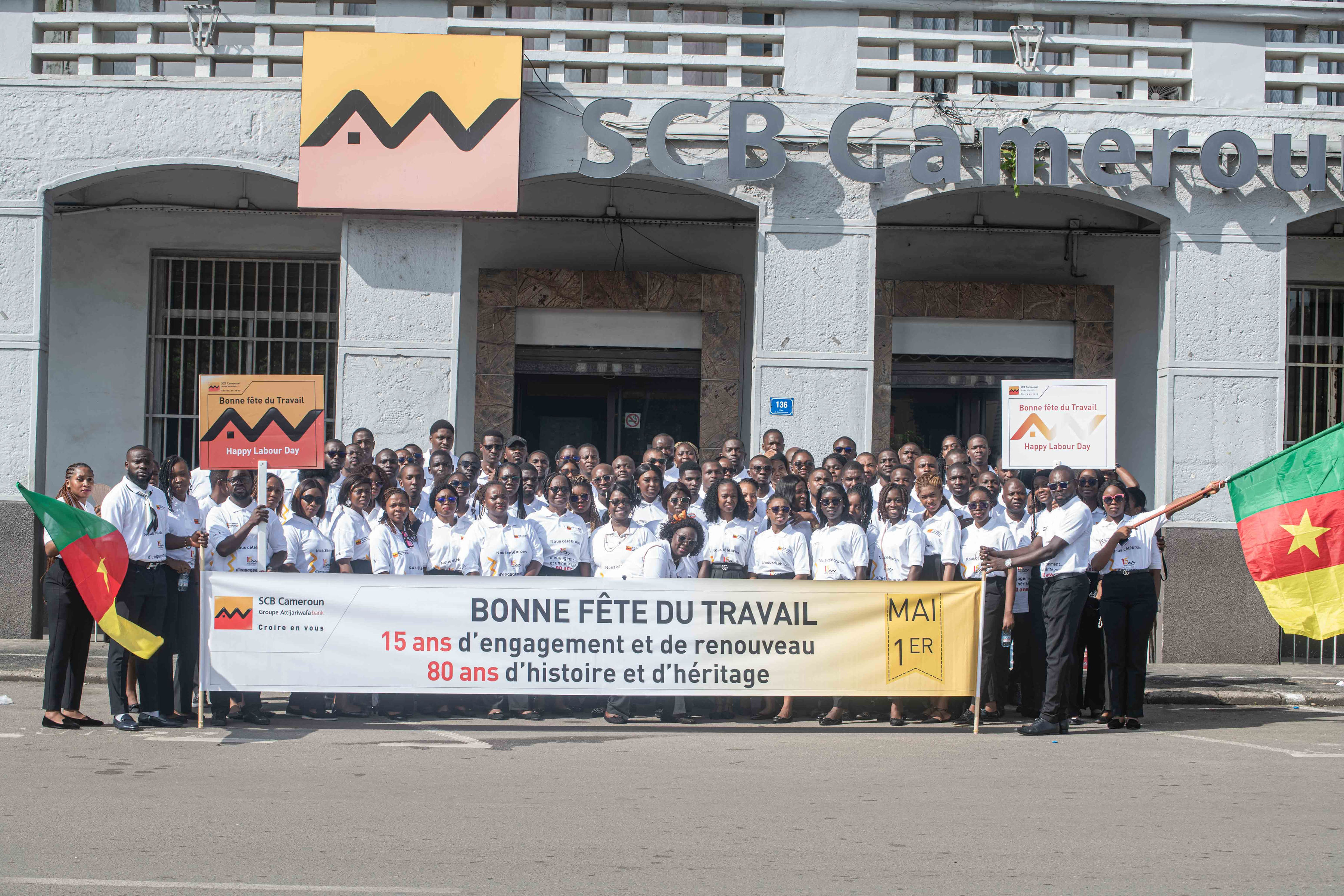 Célébration de la Fête du Travail 2026 – SCB Cameroun fière de ses talents engagés. 